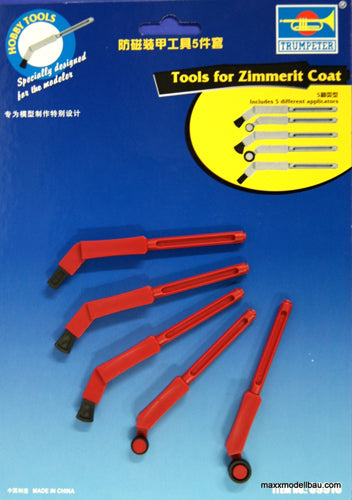 Trumpeter 09916 Tools for Zimmerit Coat with 5 Different Applicators