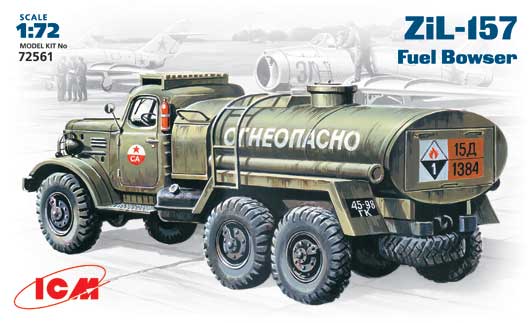 ICM 72561 1:72 Soviet Zil-157 Fuel Truck