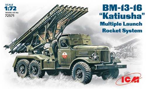 ICM 72571 1:72 Soviet BM-13-16 Katiusha Multiple Launch Rocket System