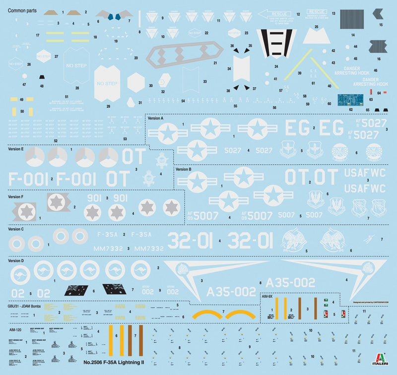 Italeri 2506 1:32 Lockheed-Martin F-35A Lightning II