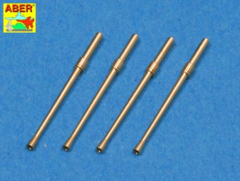 Aber A48014 1:48 Set of 4 Barrels for Japanese 20mm Type 99 Aircraft Machine Cannons