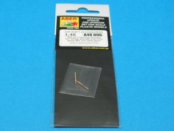 Aber A48006 1:48 Set of 2 Barrels for German 13mm Aircraft Machine Guns MG.131 (Middle Type)