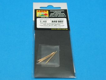 Aber A48007 1:48 Set of 4 Barrels for German Aircraft 20mm Machine Guns MG.151/20
