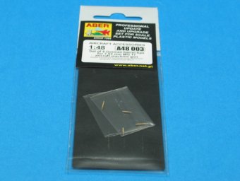 Aber A48003 1:48 Set of 4 Barrels Tips for German 7,92mm MG.17 Aircraft Machine Guns