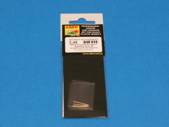 Aber A48014 1:48 Set of 4 Barrels for Japanese 20mm Type 99 Aircraft Machine Cannons