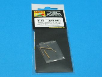 Aber A48017 1:48 Set of 2 cal .50 (12,7mm) Standard Barrels for U.S. Aircraft Machine Guns Browning M2