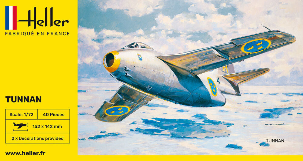 Heller 80260 1:72 Saab J-29 Tunnan