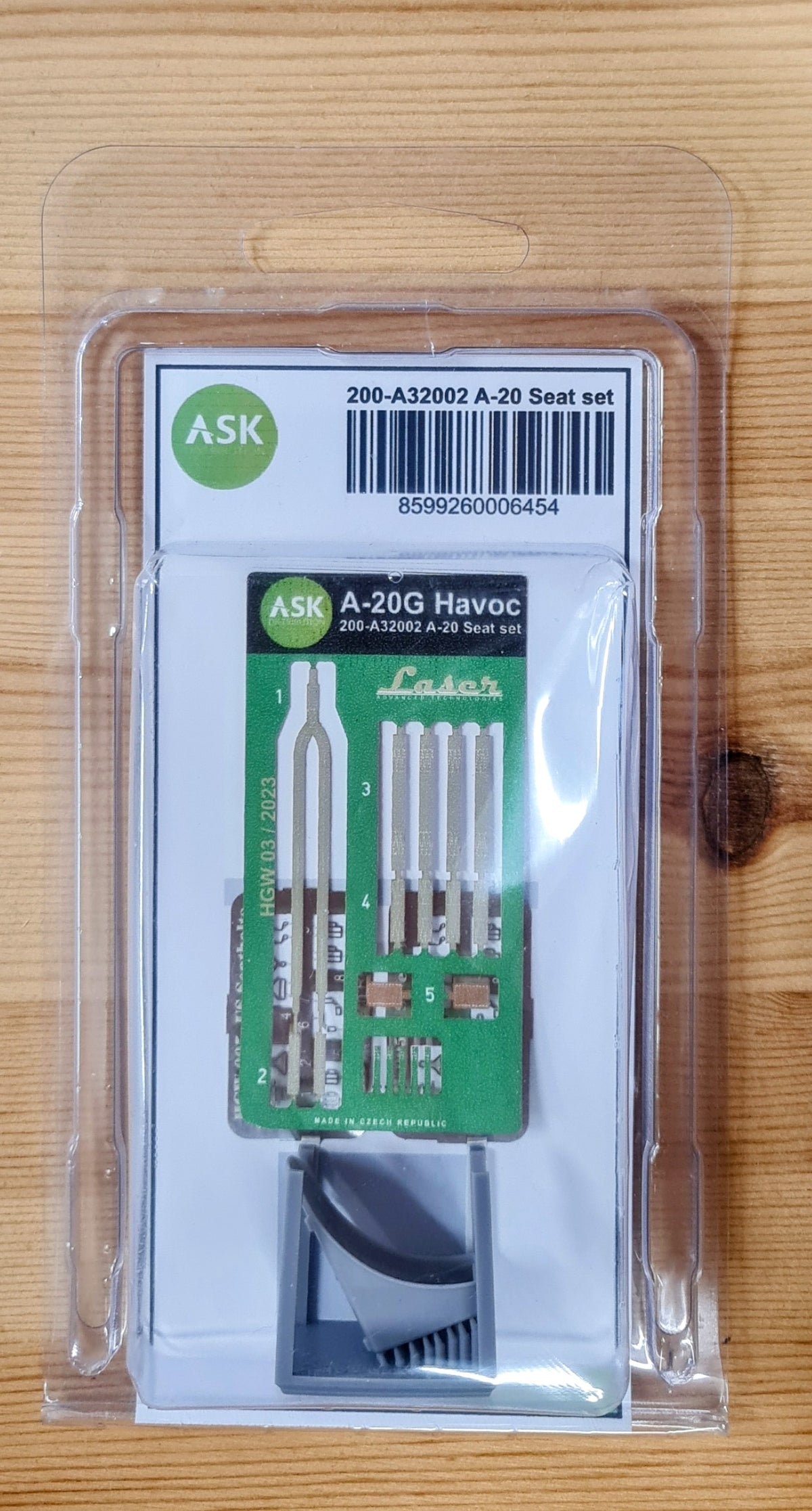 Art Scale 200-A32002 1:32 Douglas A-20 Havoc - Seat early type