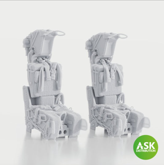 Art Scale 200-A32033 1:32 GRU-7A ejection seat for F-14A/B late version with seat belts, 2 pcs