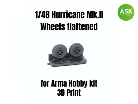 Art Scale 200-A48003 1:48 Hawker Hurricane Mk.II - main Wheels