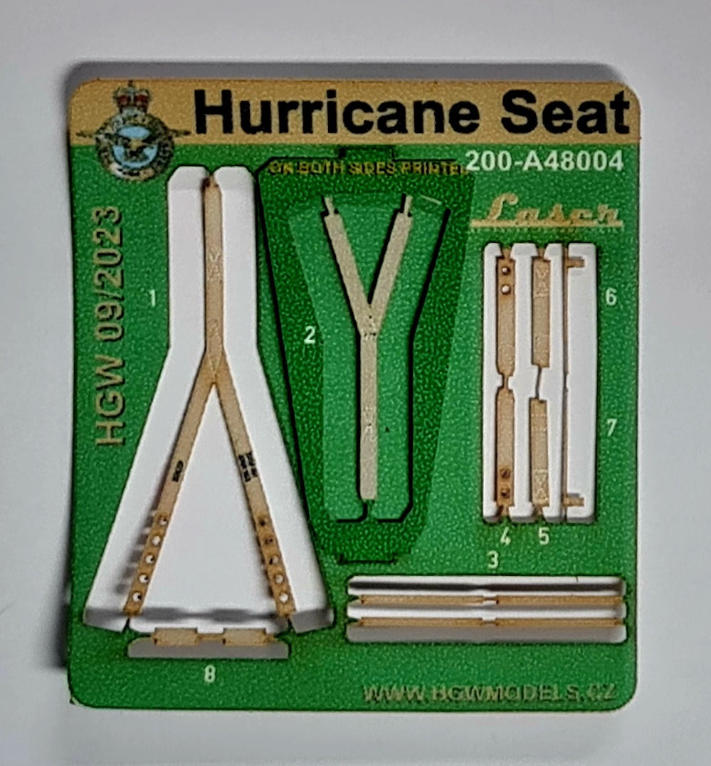 Art Scale 200-A48004 1:48 Hawker Hurricane Mk.IIc Seat with textile seat belts