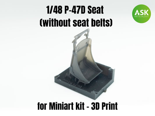 Art Scale 200-A48011 1:48 P-47D-25RE Thunderbolt Seat (without seat belts)