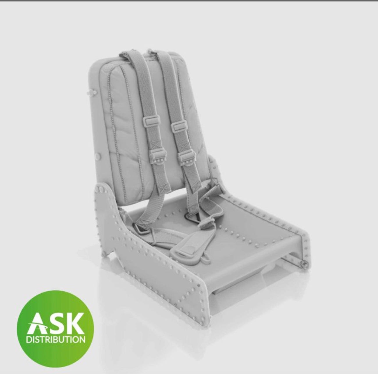 Art Scale 200-A48066 1:48 Messerschmitt Me-262A-1a - seat with seat belts, detail set