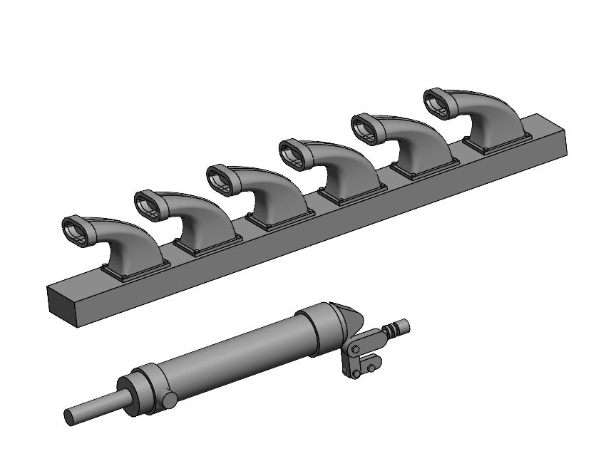 Art Scale 200-A72014 1:72 Messerschmitt Bf-109F/G - 3D-Printed of engine exhausts