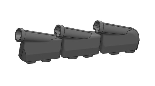 Art Scale 200-A72015 1:72 Hawker Hurricane Mk.I Exhausts round type - 3D-print of engine exhausts