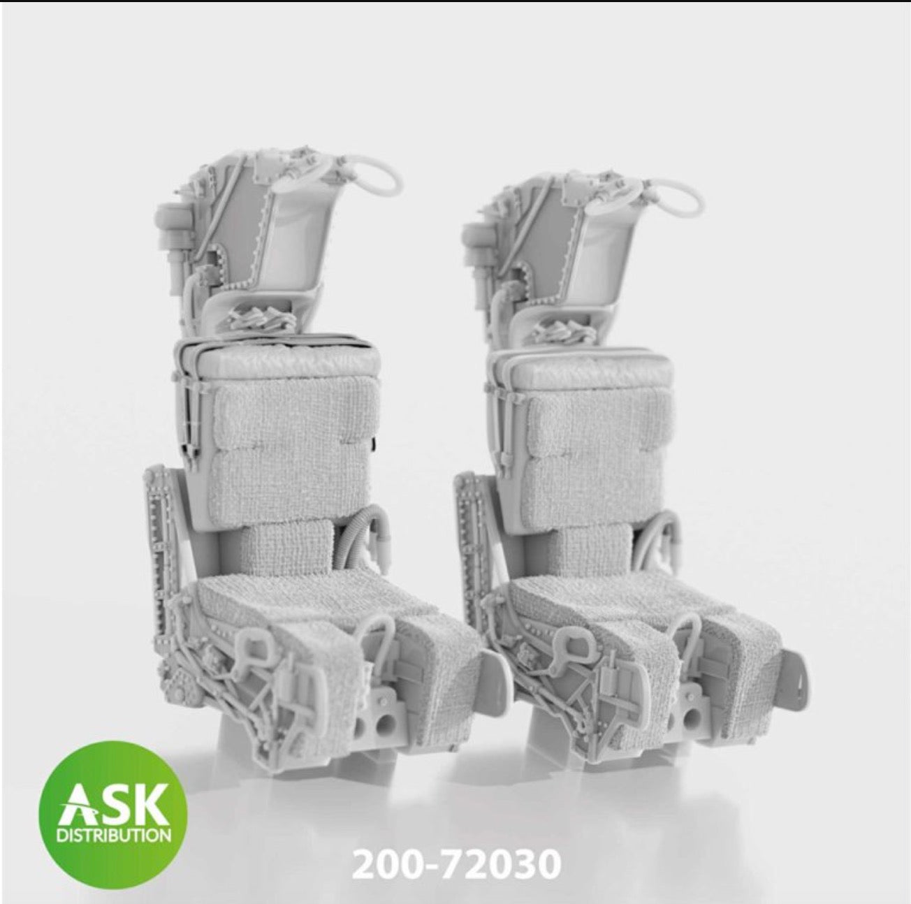 Art Scale 200-A72030 1:72 GRU-7A ejection seat excluding seat belts, 2 pcs.