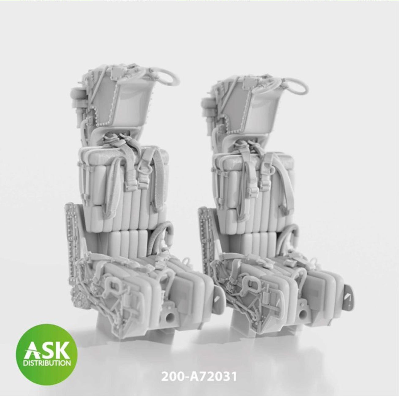 Art Scale 200-A72031 1:72 GRU-7A ejection seat including seat belts, 2 pcs.