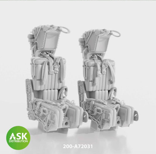 Art Scale 200-A72031 1:72 GRU-7A ejection seat including seat belts, 2 pcs.