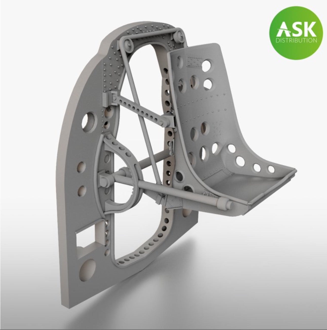 Art Scale 200-A72033 1:72 Mitsubishi A6M2b bulkhead with seat in middle position