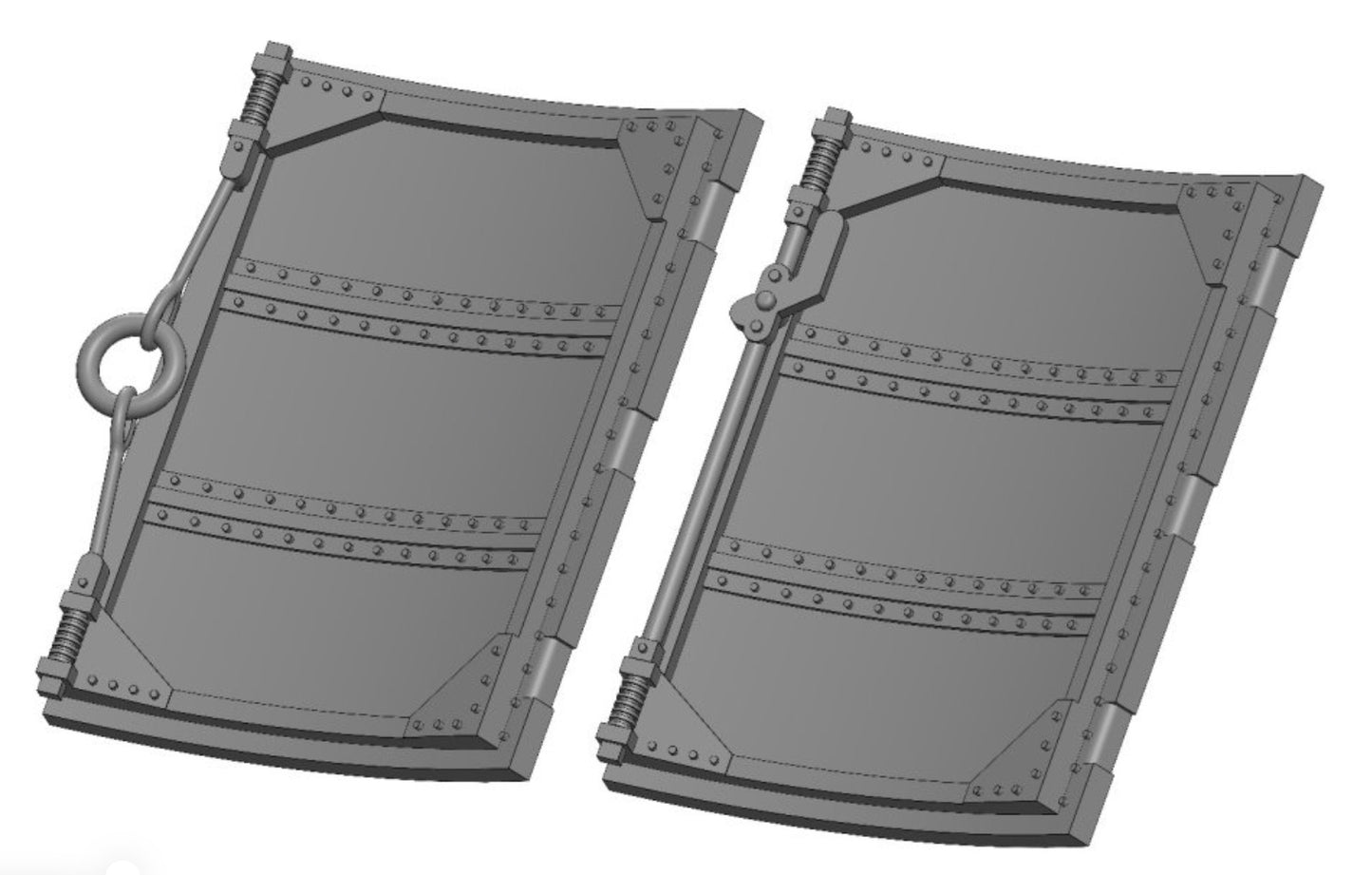 Art Scale 200-A72039 1:72 Supermarine Spitfire Mk.I, Mk.II, Mk.V early - Cockpit door - rec.