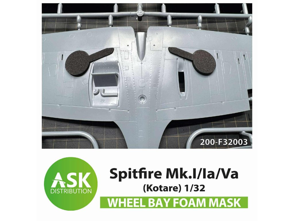Art Scale 200-F32003 1:32 Supermarine Spitfire Mk.I/Mk.Ia/Mk.Va Wheel bays