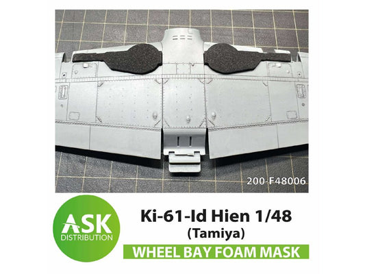 Art Scale 200-F48006 1:48 Ki-61-Id Hien Foam flexible wheel bays mask