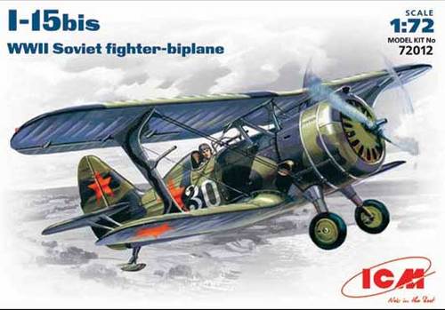 ICM 72012 1:72 Polikarpov I-15bis WWII Soviet Fighter-Biplane