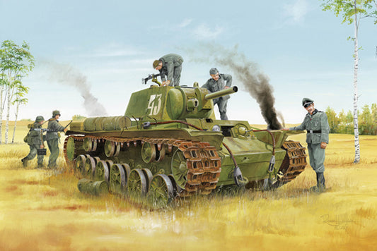 Trumpeter 01565 1:35 Soviet KV-8 Heavy Tank