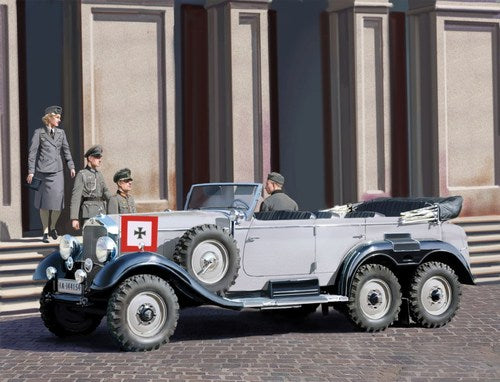 ICM 35531 1:35 Mercedes-Benz typ G4 (1939 Production) German Car with Passengers