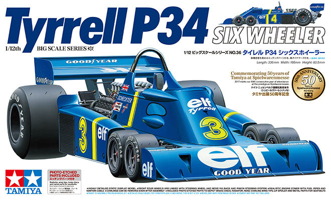 Tamiya 12036 1:12 Tyrell P34 6 Wheeler