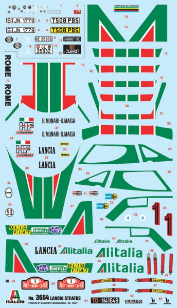 Italeri 3654 1:24 Lancia Stratos HF