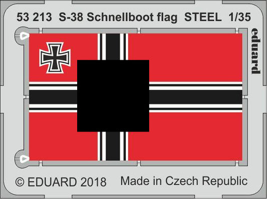 Eduard 53213 1:35 Schnellboot S-38 flag STEEL