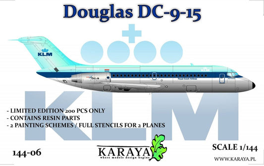 Karaya 144-06 1:144 Douglas DC-9-15 - PH-DNA City of Amsterdam, PH-DNB City of Brussell