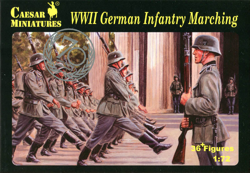 ## Caesar Miniatures 081 1:72 WWII German Infantry Marching ##