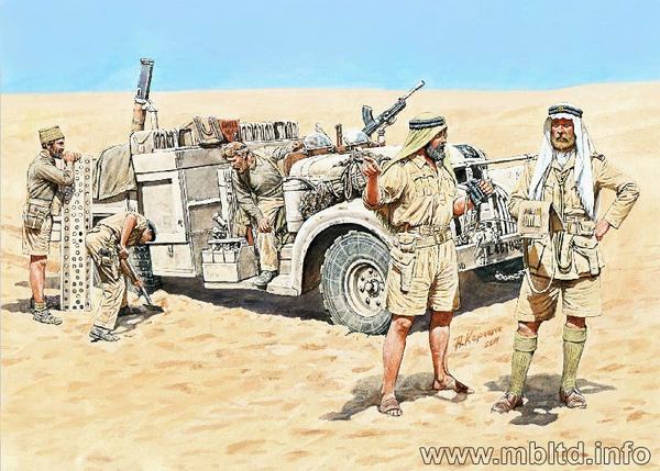 Master Box MB3598 1:35 LRDG in North Africa WWII era