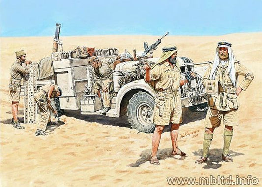 Master Box MB3598 1:35 LRDG in North Africa WWII era