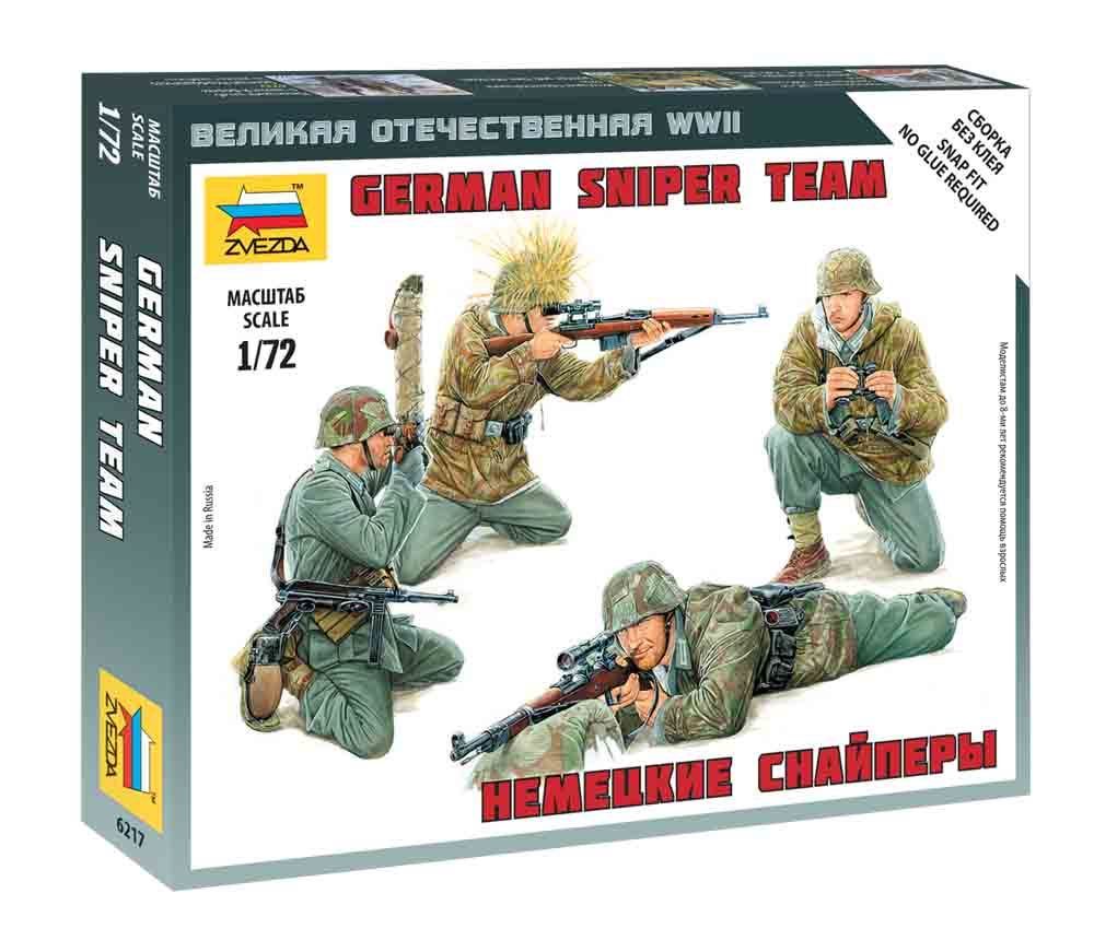 Zvezda 6217 1:72 German Sniper Team