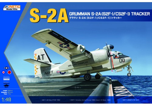 Kinetic Model Kits 48039 1:48 Grumman S-2F Tracker
