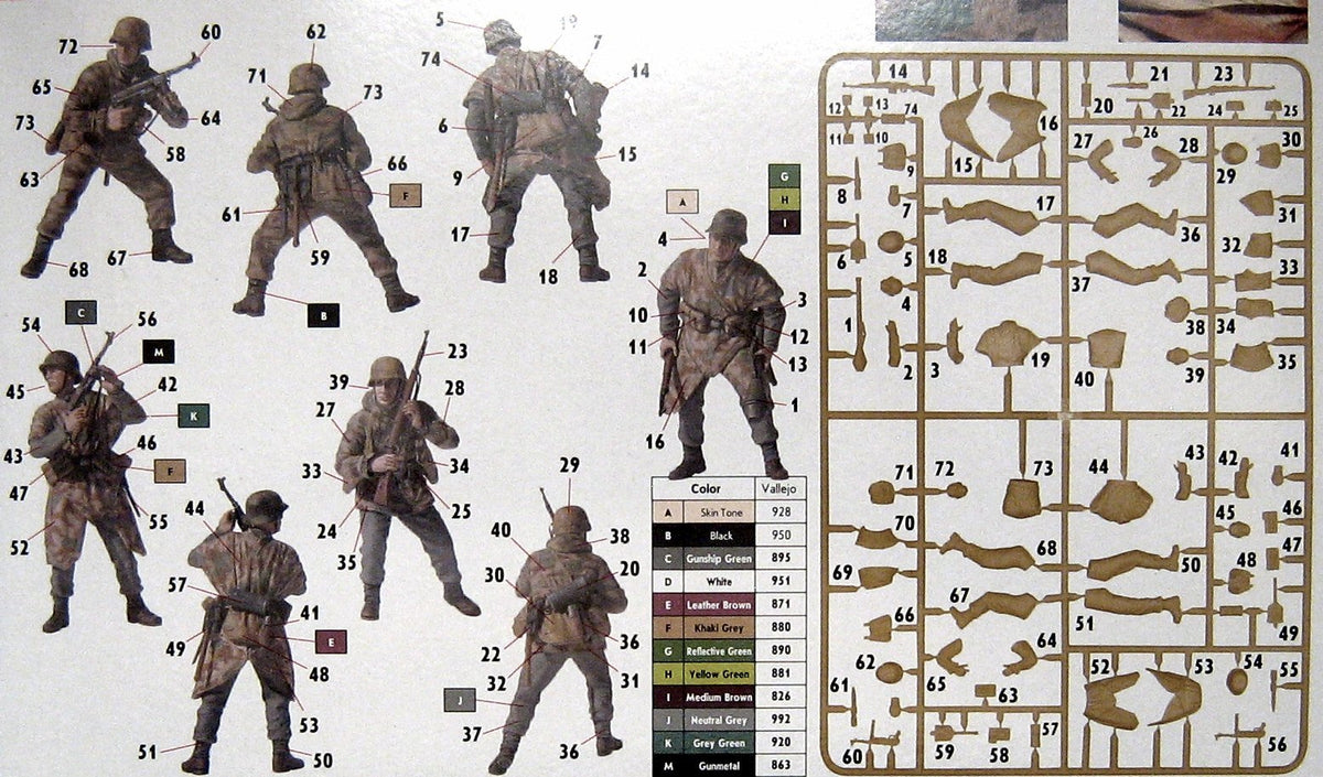Master Box MB3584 1:35 German Infantry, Western Europe 1944-1945