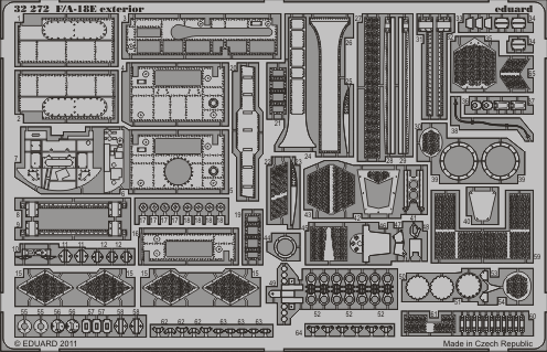 Eduard 32272 1:32 Boeing F/A-18E Super Hornet exterior