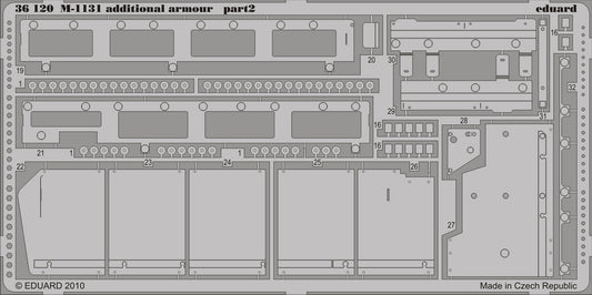 Eduard 36120 1:35 APC M1131 Stryker additional armour