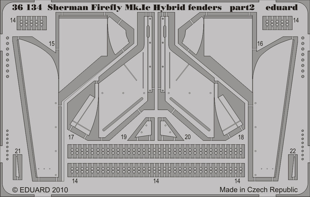 Eduard 36134 1:35 Sherman Firefly Mk.Ic Hybrid fenders