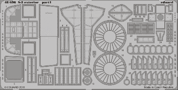 Eduard 48696 1:48 Lockheed S-3A/B Viking exterior