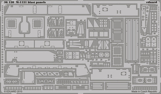 Eduard 36130 1:35 APC M1131 Stryker Blast Panels