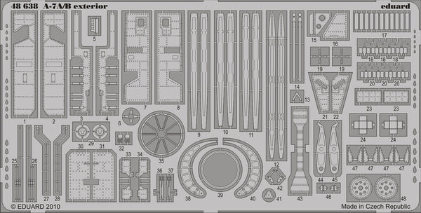 Eduard 48638 1:48 Vought A-7A/A-7B Corsair exterior