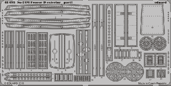 Eduard 48695 1:48 Sukhoi Su-24M Fencer D exterior