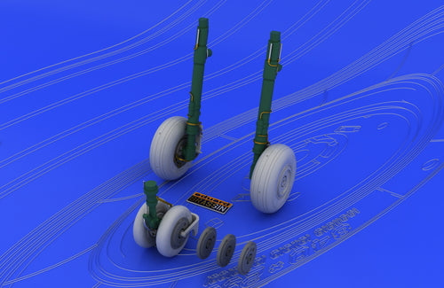 Eduard Brassin 648037 1:48 Mikoyan MiG-29A wheels with weighted tyre effect