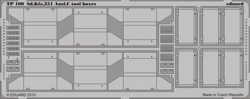 Eduard TP100 1:35 German Sd.Kfz.251 Ausf.C side fitting tool boxes