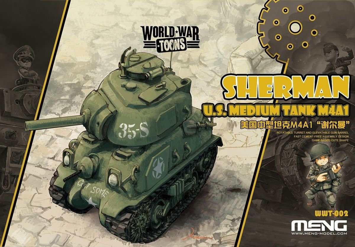 Meng Model WWT-004 World War Toons Soviet Heavy Tank KV-2