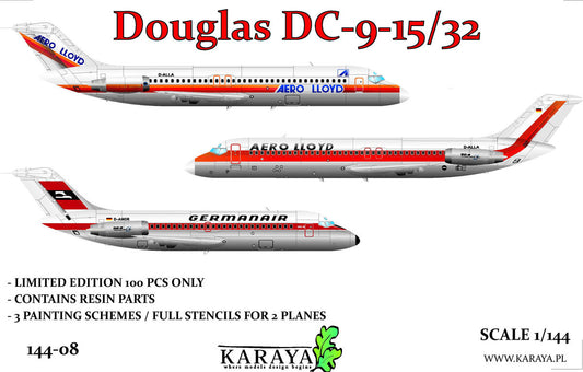 Karaya 144-08 1:144 Douglas DC-9-15/32